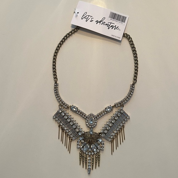 12th Tribe Justice Crystal Statement Necklace (OS) - Picture 4 of 4